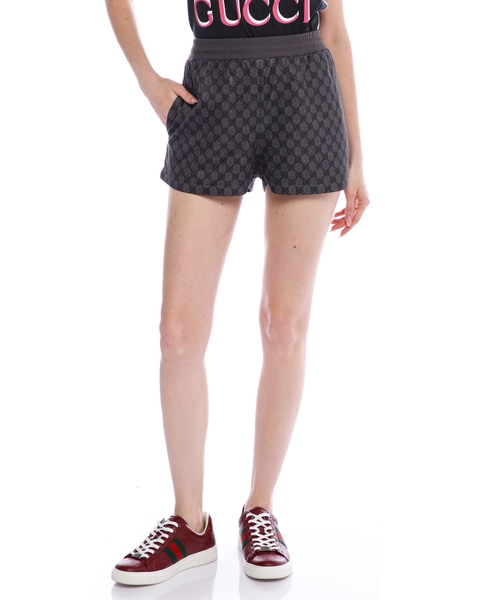 Шорты из джерси с принтом