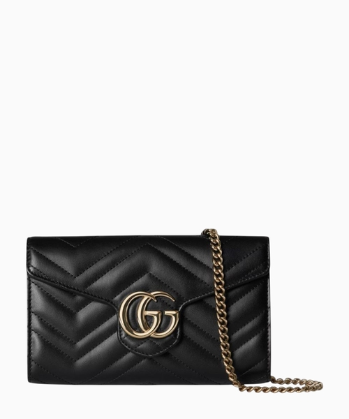 GG Marmont wallet on chain