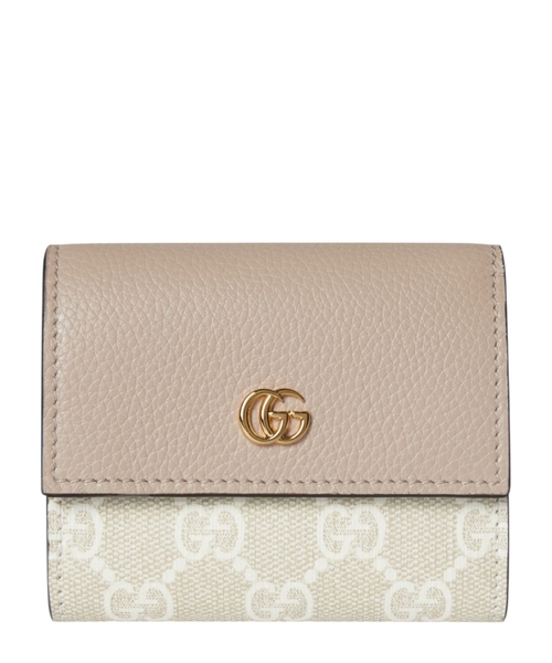 Двухцветный мини-кошелек GG Marmont