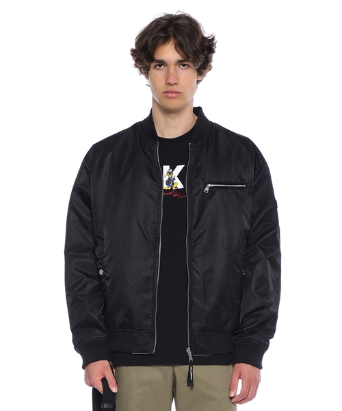 Reversible bomber jacket