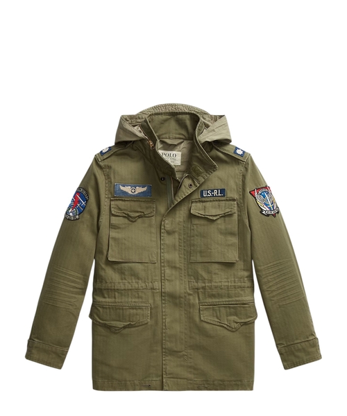 Хлопковая куртка Herringbone