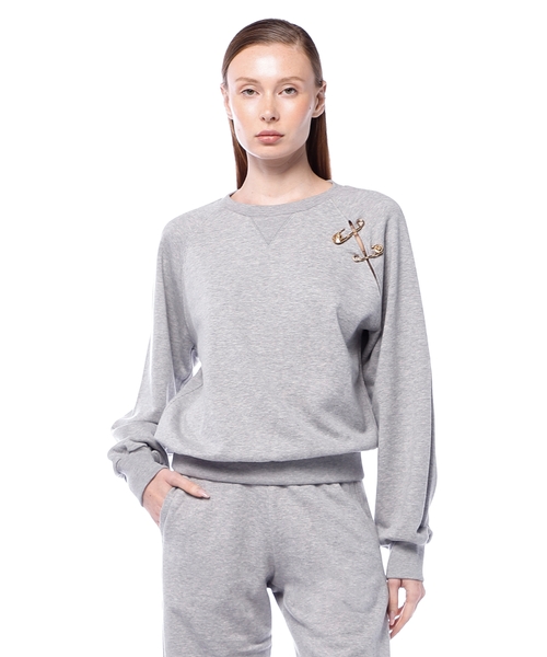 Cashmere-blend Safety Pin sweatshirt