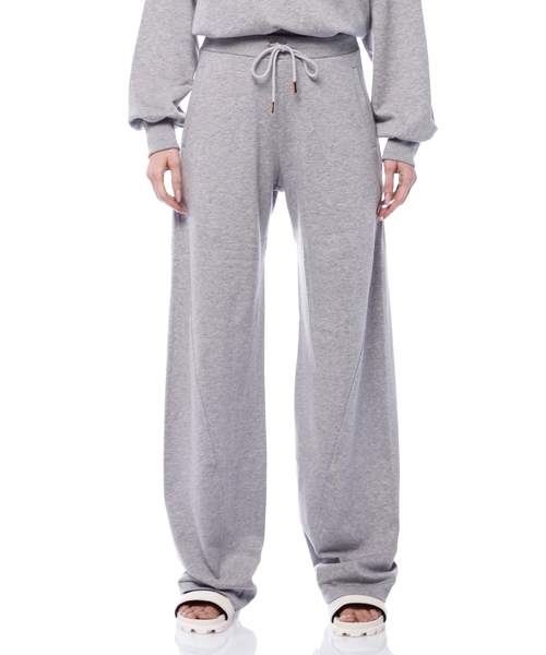 Kəşmir qarışımlı loqolu idman şalvarı