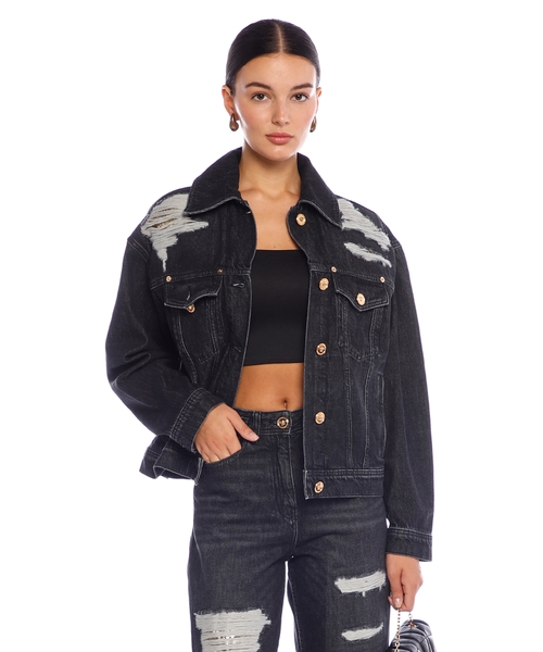 Mesh bomber jacket with embroidered logo | Emporium