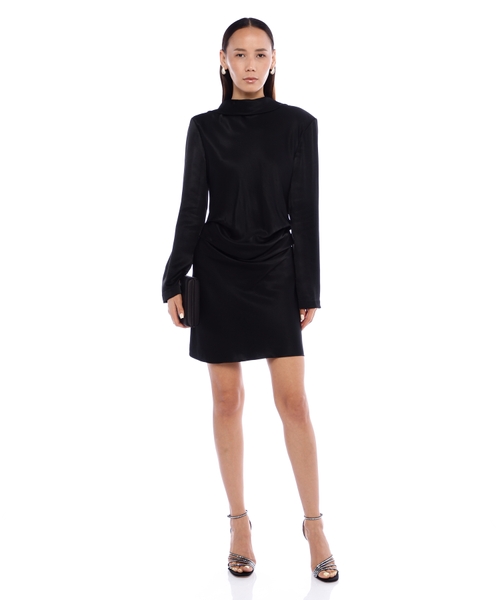Open-back mini dress