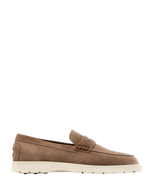 Замшевые лоферы