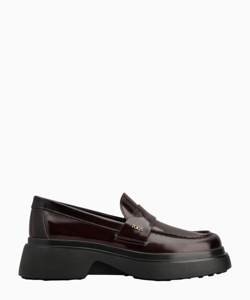 Leather loafers