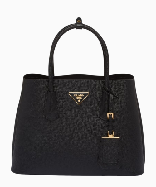 Medium Double Saffiano leather bag