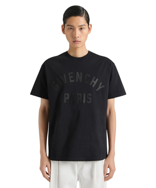 T-shirt in cotton with GIVENCHY Paris embroidery