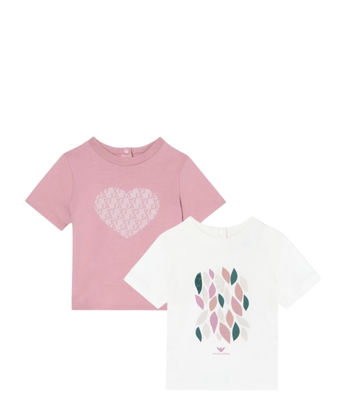 Комплект из двух футболок с логотипом