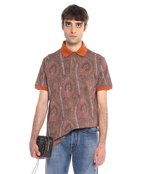 Buta printli polo