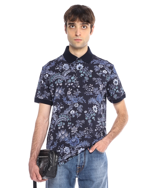 Printli pambıq polo