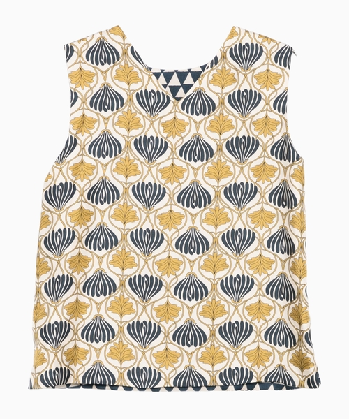 İkitərəfli printli ipək top