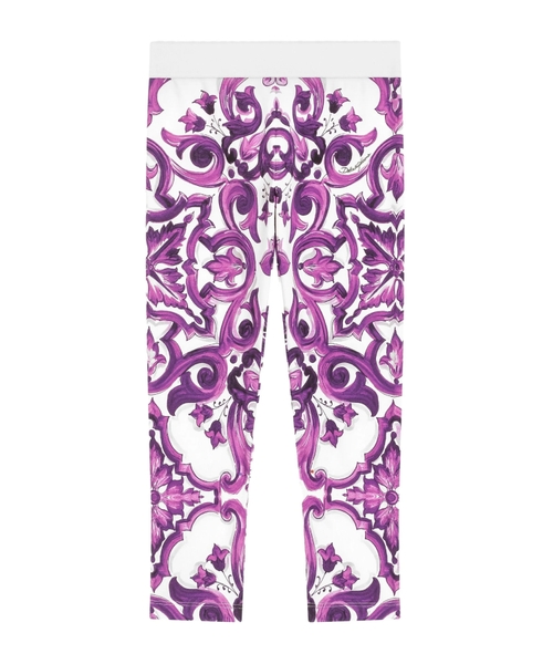 Majolica printed leggings