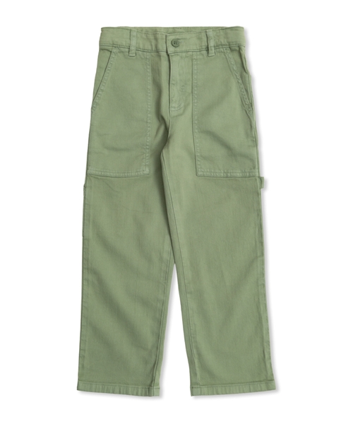 Aplikasiyalı denim şalvar