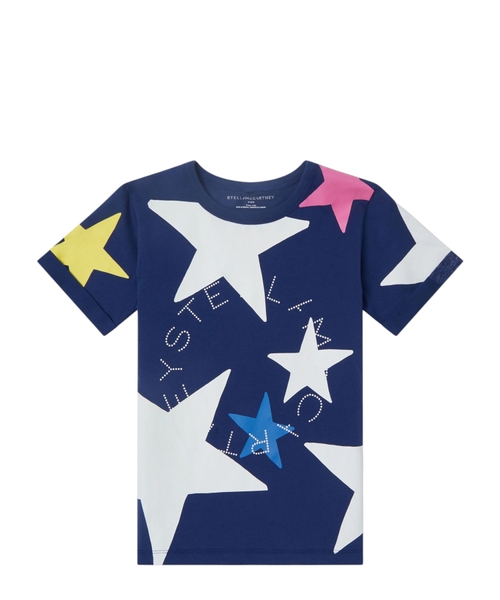 Loqo printli pambıq t-shirt