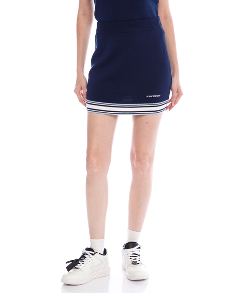 Skirt with embroidered logo