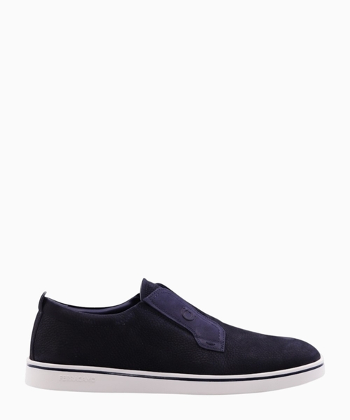Suede slip-on sneaker