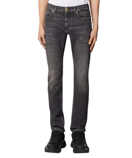 Зауженные джинсы с вышивкой Medusa Rock