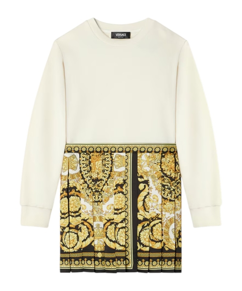 Barocco printed dress