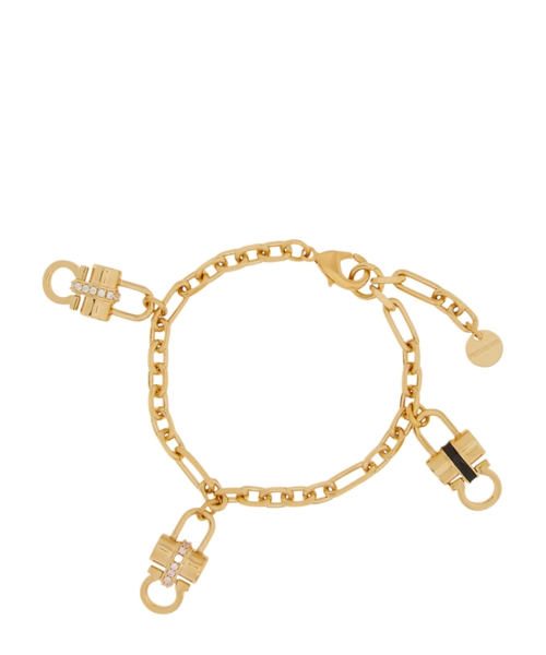 Padlock charm bracelet