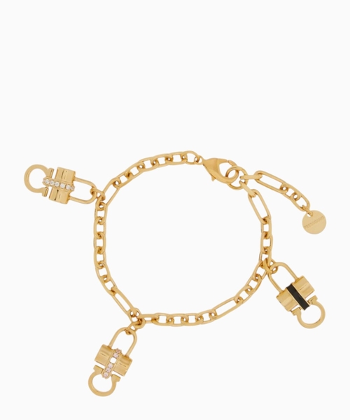Padlock charm bracelet
