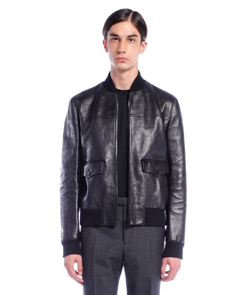Dəri bomber gödəkçə