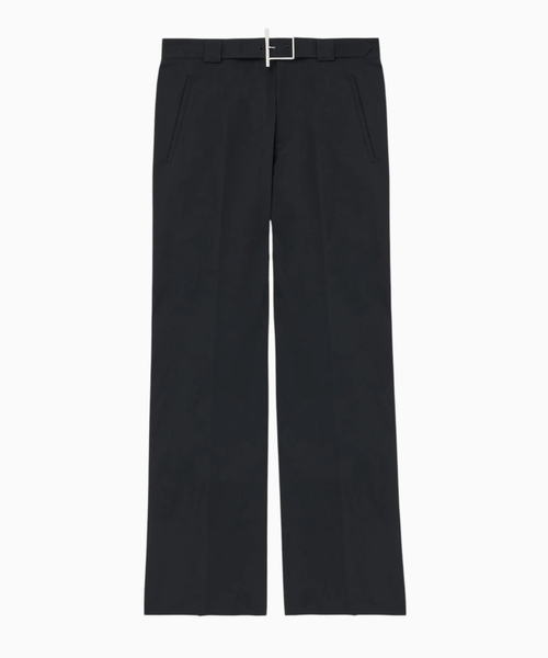 Buckle detail pants