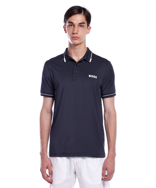 Polo with logo detail