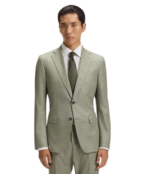 Приталенный пиджак из эластичной ткани