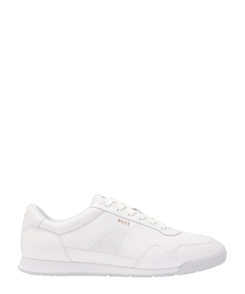 Nappa-leather trainers