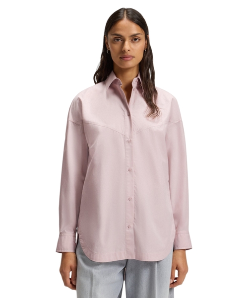 Bol biçimli pambıq köynək