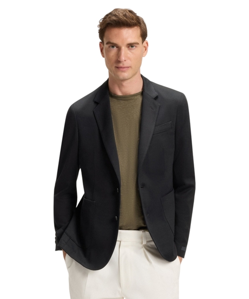 BECKHAM x BOSS melanj pambıq qarışığından pencək