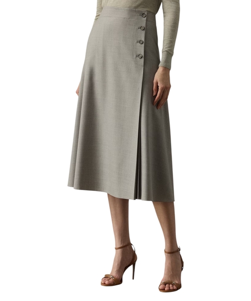 Шерстяная юбка миди Dee