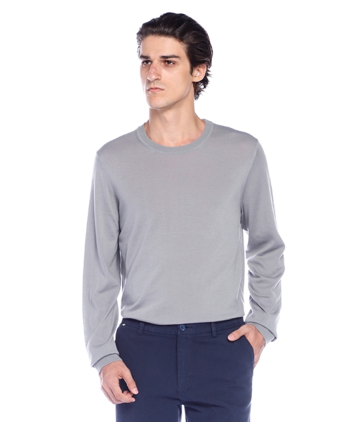 Leno-P slim fit wool jumper