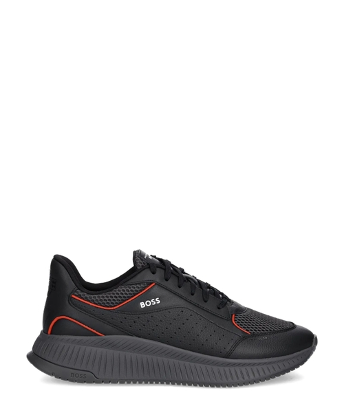 Porsche x BOSS trainers with leather and mesh