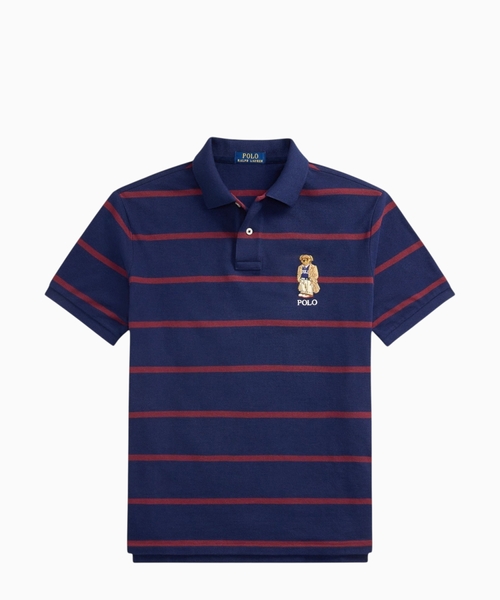 Polo Pony naxışlı zolaqlı polo