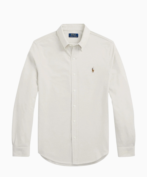 Polo Pony-embroidered cotton shirt