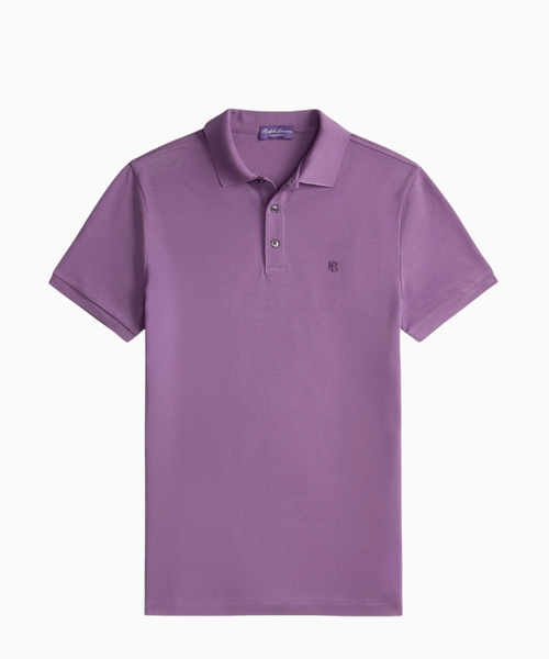 Loqo naxışlı pambıq polo