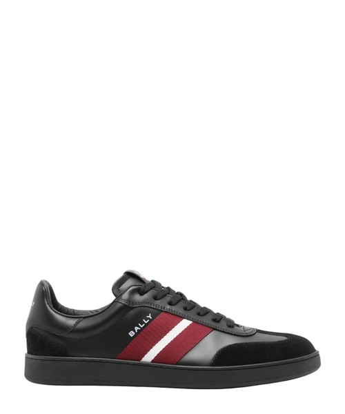 Raise leather sneakers