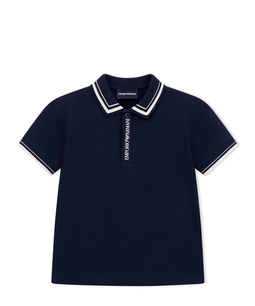 Kənar bəzək detallı pike cersi polo