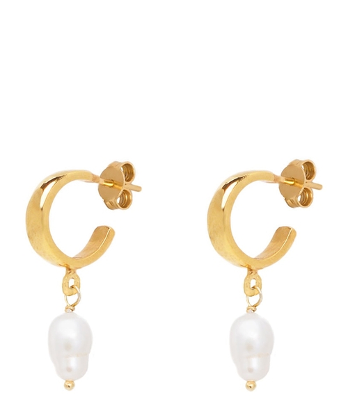 Mirvari asqılı mini halqa sırğa