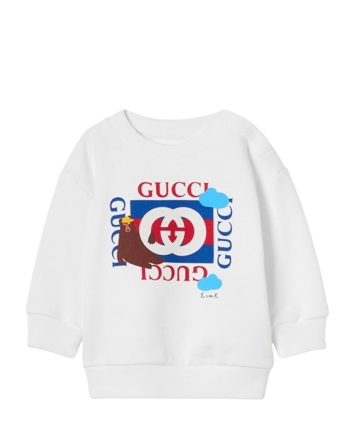 Cotton sweatshirt with print