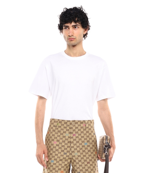 Loqo işləməli pambıq cersi t-shirt