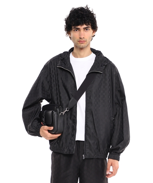 GG nylon jacquard zip jacket | Emporium
