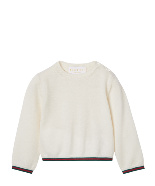 Wool jumper with Web