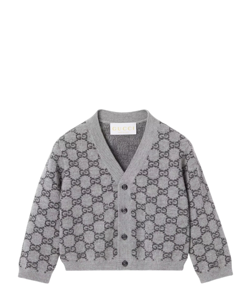 GG wool jacquard cardigan
