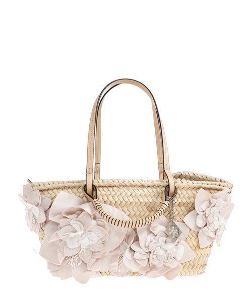 Raffia tote bag