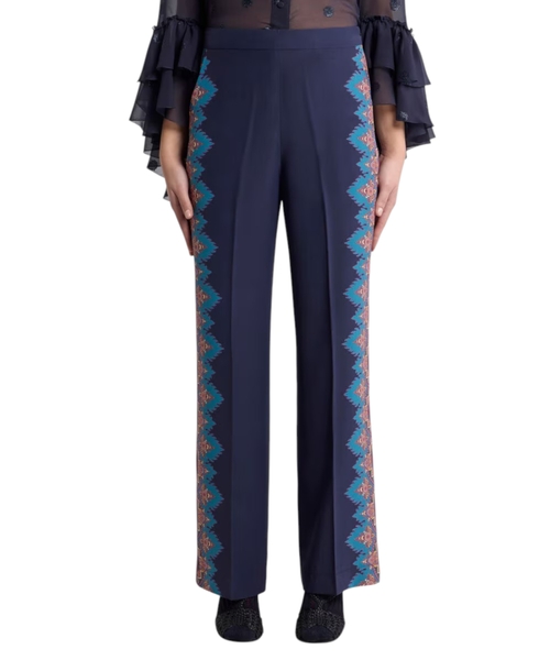 Printli ipək şalvar