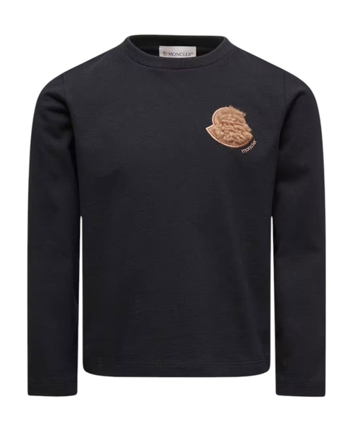 Teddy logo long sleeve сotton T-Shirt